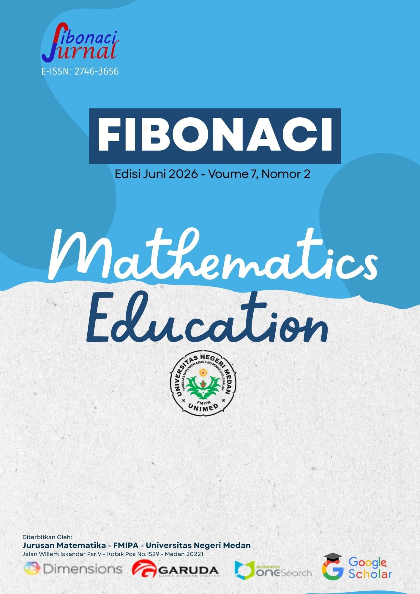 					View Vol. 7 No. 2 (2026): Jurnal Fibonaci: Jurnal Pendidikan Matematika
				