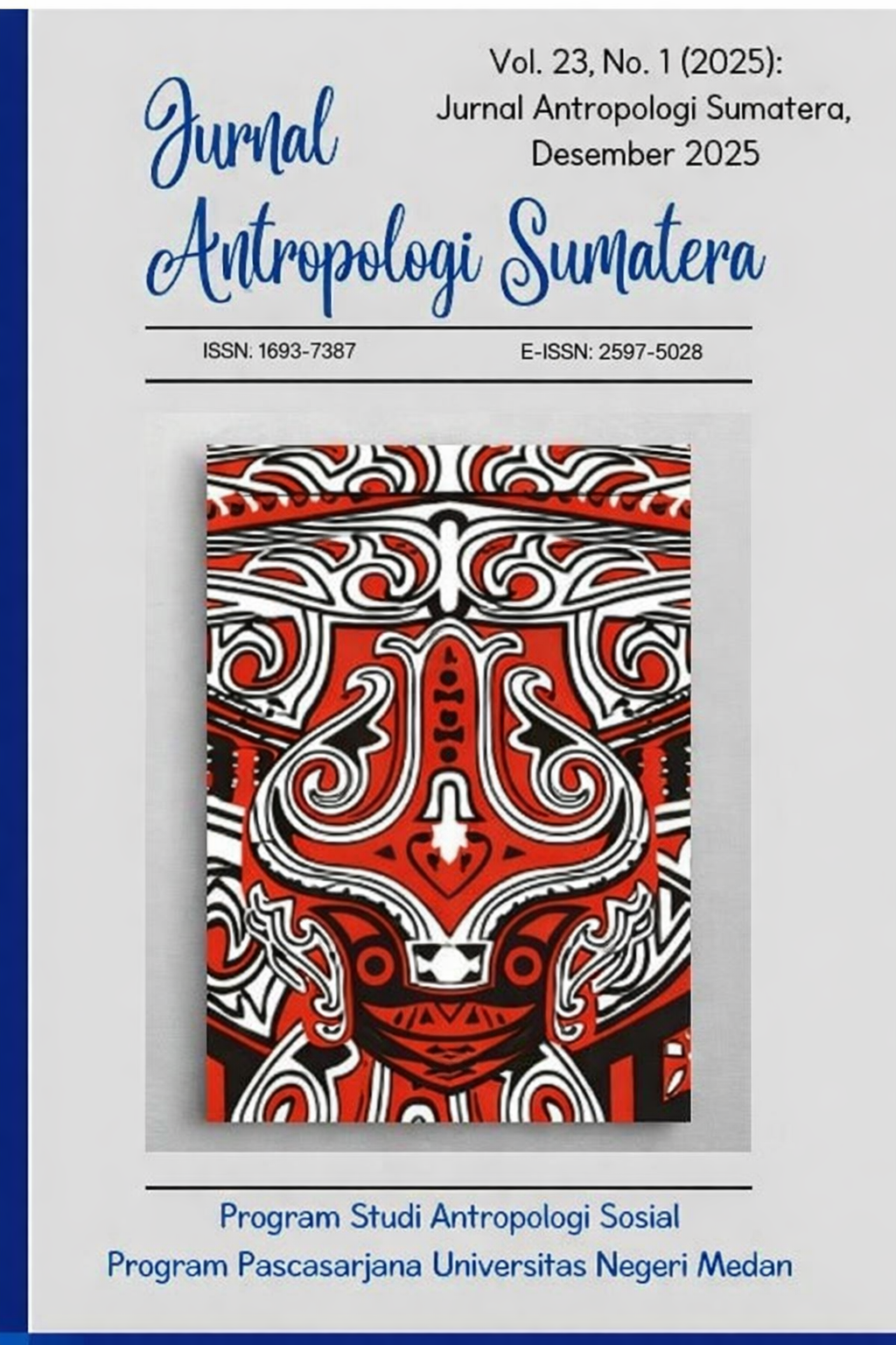 					View Vol. 23 No. 1 (2025): Vol 23, No 1 (2025): Jurnal Antropologi Sumatera, Desember 2025
				