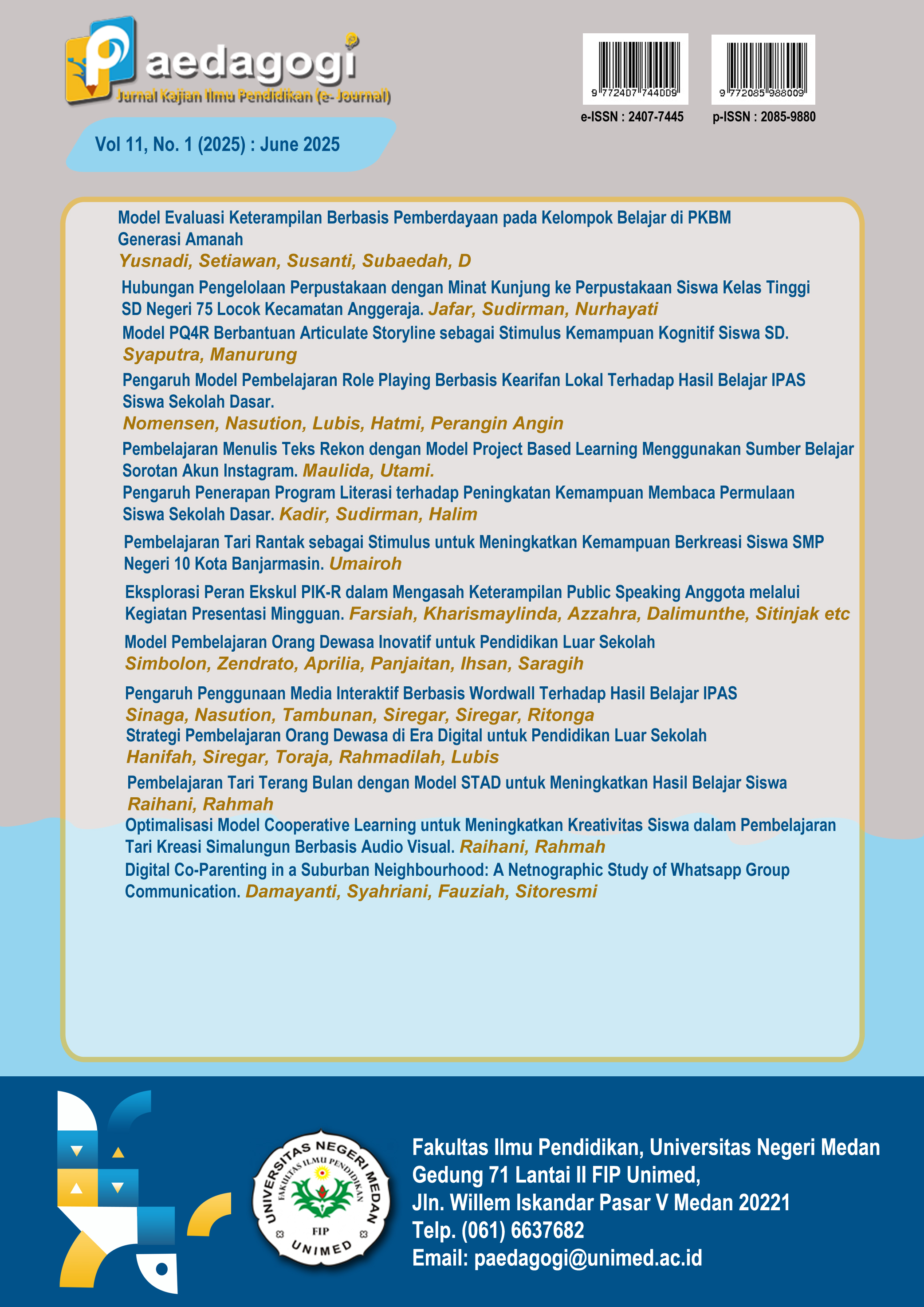 					View Vol. 11 No. 1 (2025): JUNE 2025
				